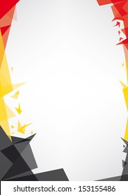 origami de fondo de Bélgica.  fondo de diseño (estilo originami) para un cartel muy agradable