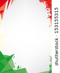 background origami of Italy.  a design background (Origami style) for a very nice poster