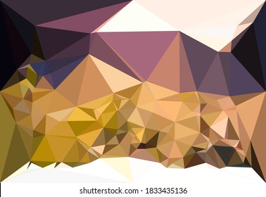 Background with origami triangles. low poly style. future background for various purposes and packaging