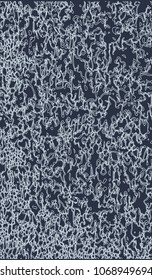 Background - original, white lace pattern, wicker, in grunge style - art vector