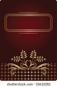 Background with ornament