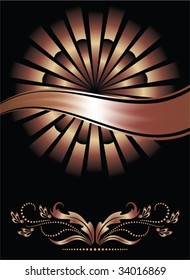 Background with ornament