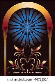 Background with ornament