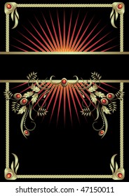 Background with ornament