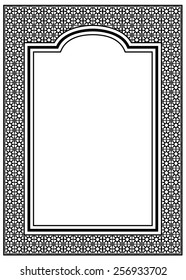 background with ornament and free space for text