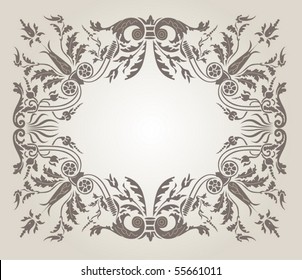 fondo adornado al estilo renacentista