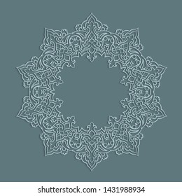 background  of ornament round , Element for greeting cards