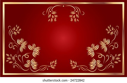 Background with ornament for various design artwork