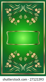 Background with ornament for various design artwork
