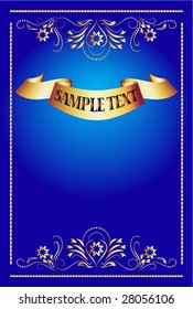 Background with ornament for various design artwork
