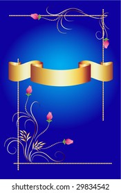 Background with ornament for various design artwork