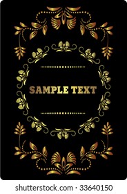 Background with ornament for various design artwork