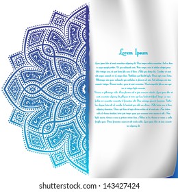 Background with ornament for your design