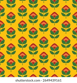 Image vectorielle De Motif Floral Ornemental D'Arrière-Plan