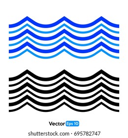 Background ornamental wave