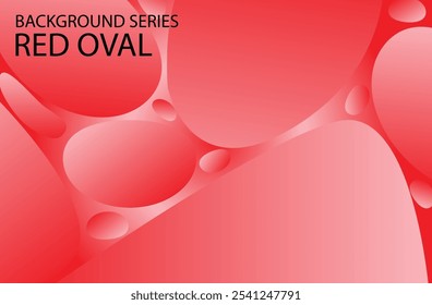 background oval shapes in red