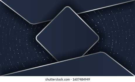 Background overlap layer with silver glitters.