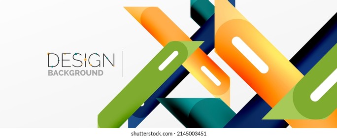 Background overlapping lines. Dynamic lines abstract wallpaper. Straight lines composition vector illustration for wallpaper banner background or landing page