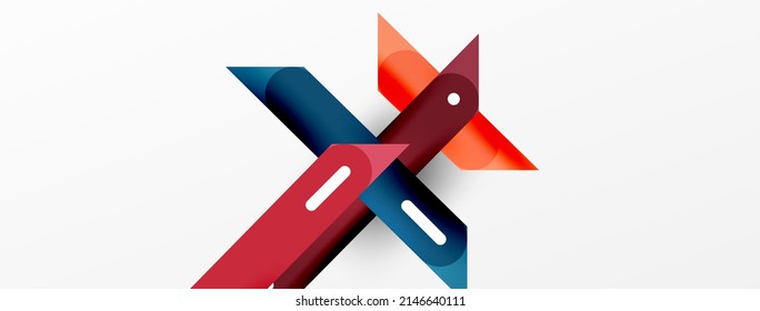 Background overlapping lines. Dynamic lines abstract wallpaper. Straight lines composition vector illustration for wallpaper banner background or landing page