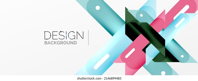 Background overlapping lines. Dynamic lines abstract wallpaper. Straight lines composition vector illustration for wallpaper banner background or landing page