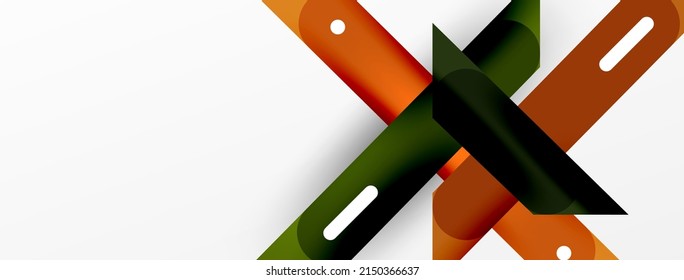 Background overlapping lines. Dynamic lines abstract wallpaper. Straight lines composition vector illustration for wallpaper banner background or landing page