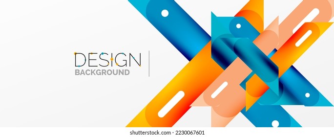Background overlapping lines. Dynamic lines abstract wallpaper. Straight lines composition vector illustration for wallpaper banner background or landing page