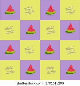 fondo para el envasado de productos de la sandía fresca.