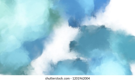 Background with paint. Divorces and drops. Periwinkles.