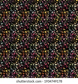 background with paint drops of different colors