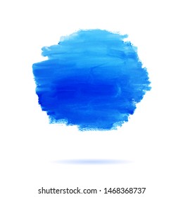 the background is a painted blue spot