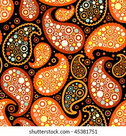 background with paisley