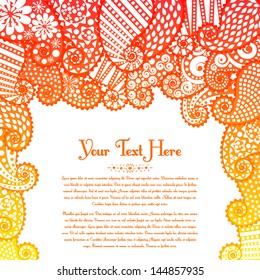 Background with paisley for your design