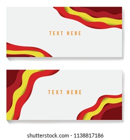 Background paper cut 3D texture abstract  concept layers, template poster, banners, flyers, website, design branding, covers. Vector illustration emblem isolated