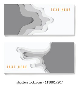 Background paper cut 3D texture abstract  concept layers, template poster, banners, flyers, website, design branding, covers. Vector illustration emblem isolated