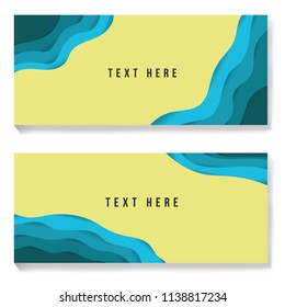 Background paper cut 3D texture abstract  concept layers, template poster, banners, flyers, website, design branding, covers. Vector illustration emblem isolated