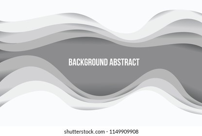 Background paper cut 3D texture abstract  concept layers, template poster, banners, flyers, website, design branding, covers. Vector illustration emblem isolated
