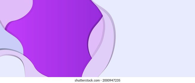 background paper cut purple and light lilac colors