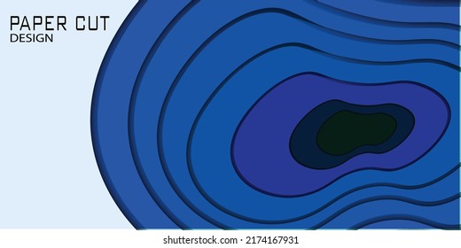 background with paper cut shapes. 3D abstract paper art style, design layout for business presentations, flyers, posters, prints, decorations, cards, brochures