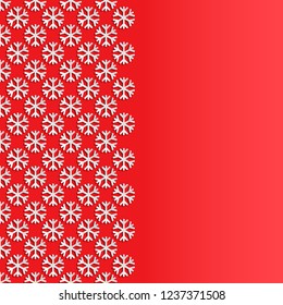 Background with paper cut style snowflakes. Vector illustration.