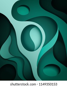 Background paper, green tone