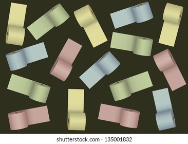 . Background of paper rolls