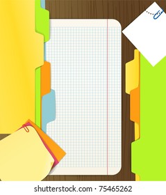Background of paper sheets