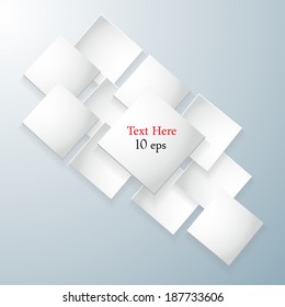 background paper, with squares to place under text. Vector illustration. eps 10