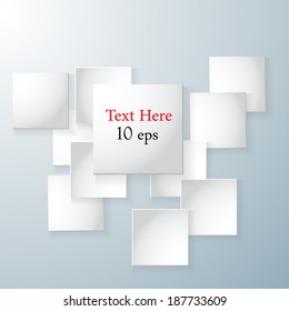 background paper, with squares to place under text. Vector illustration. eps 10