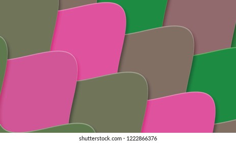 Background in paper style. Abstract colorful background.
