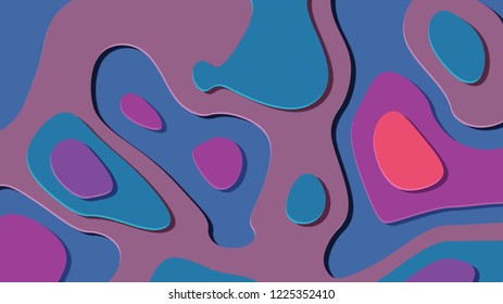 Background in paper style. Abstract colorful background.