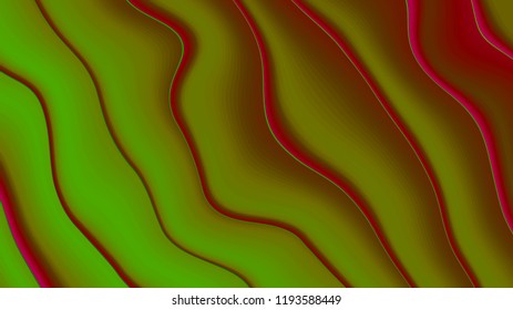Background in paper style. Of multi-colored details.
