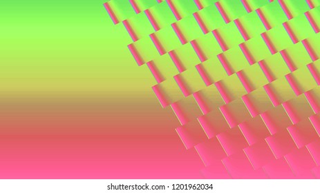 Background in paper style. Of multi-colored details.