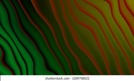 Background in paper style. Of multi-colored details.