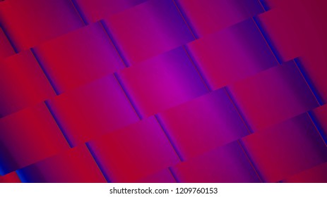 Background in paper style. Of multi-colored details.